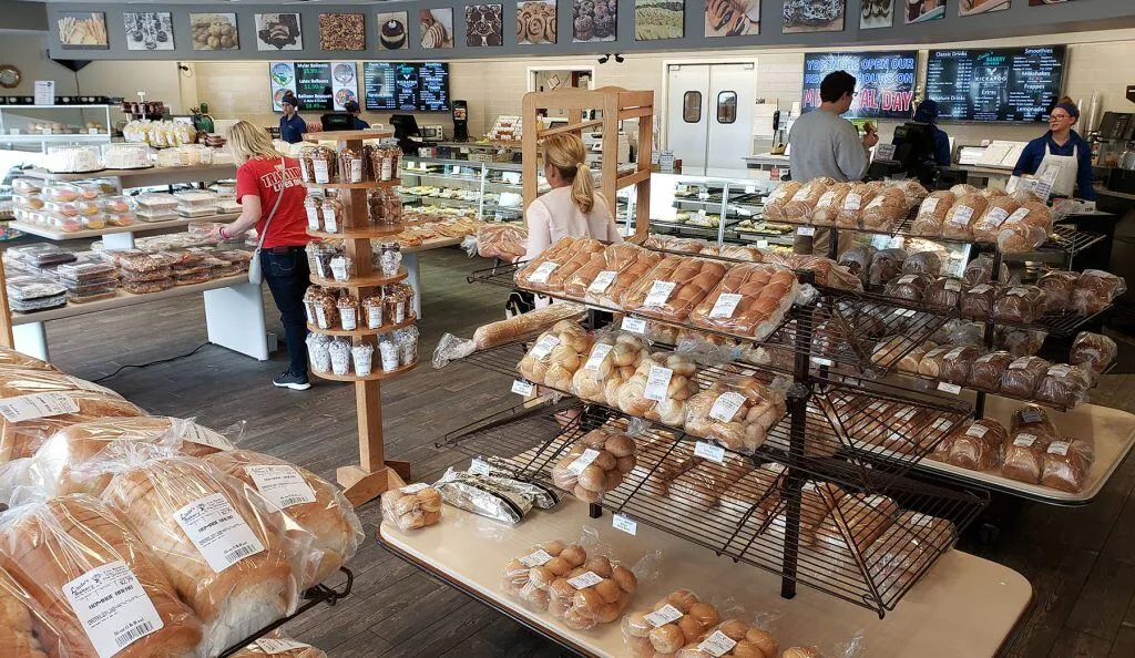Baked goods at Linda's bakery