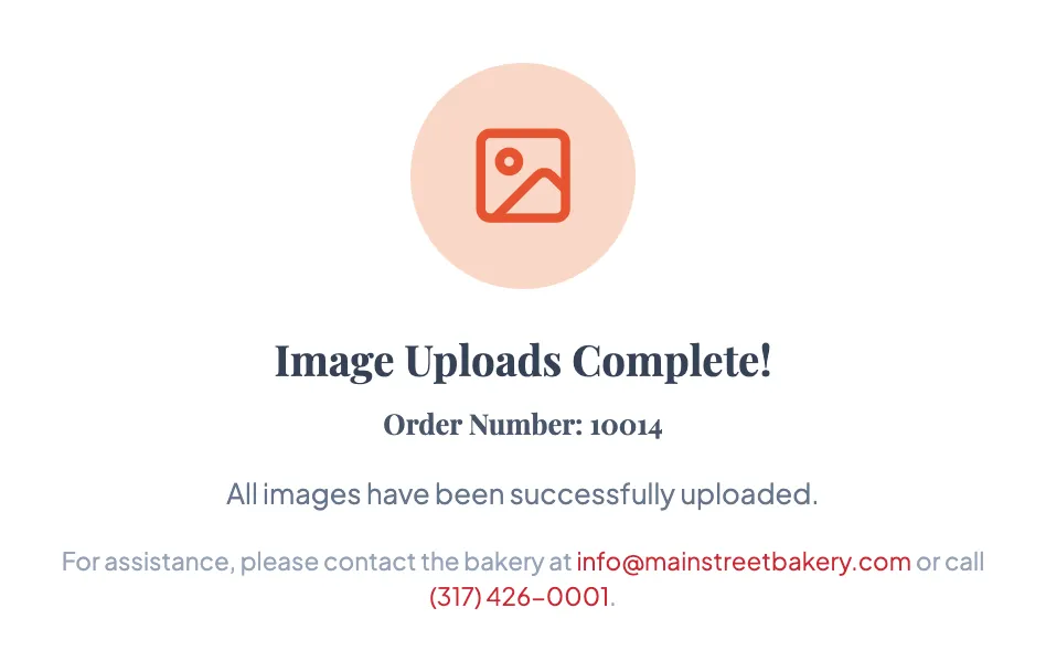 Completed image request