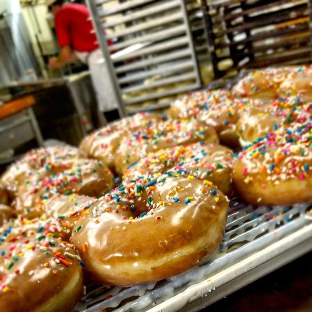 Hanisch Bakery sprinkle donuts